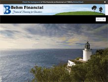 Tablet Screenshot of behmfinancial.com
